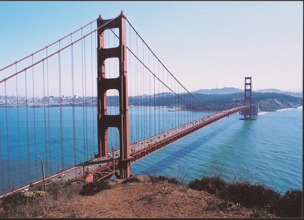 舊金山的漁人碼頭與金門大橋